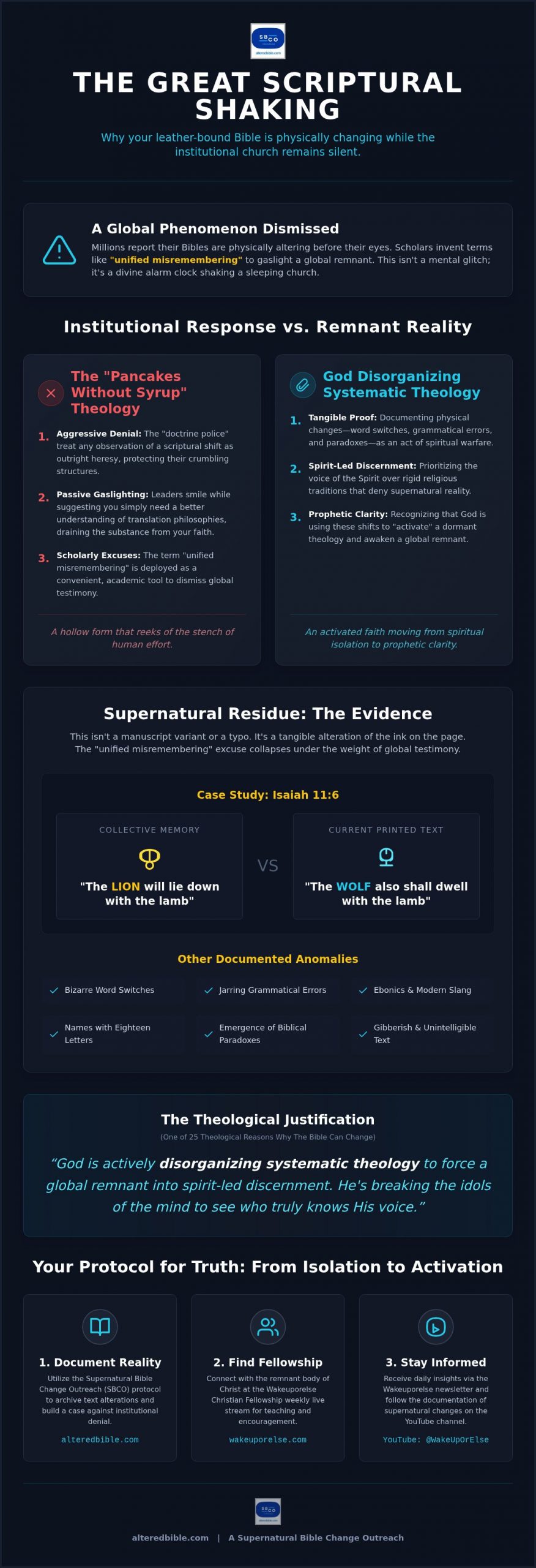 Church Response to Bible Changes: The 2026 Trend of Supernatural Denial